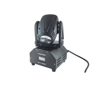 Trade Shop - Faro Proiettore 1 Led Rgb Testa Rotante Effetti Disco Dj Luce Flash Color Led -