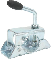 Supporto per rimorchio con vite a gomma - 48 mm diametro di tubo - Acciaio inossidabile - Installazione facile - Materiale resistente