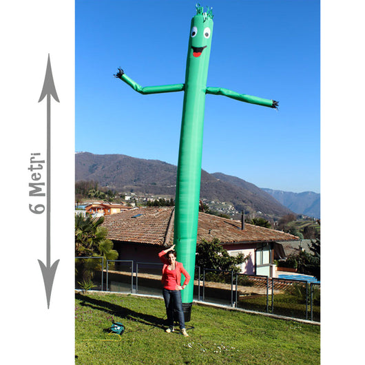 Sky Dancer Coreografico Altezza 6 Metri con Motore Incluso Happy Air Events Vari Colori