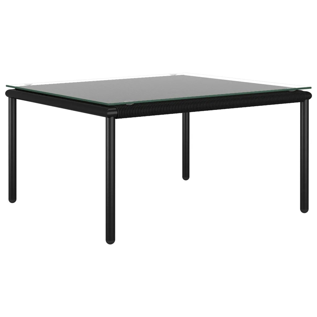 Set Divani da Giardino 6 pz con Cuscini Neri in PVC cod mxl 54487