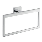 Portasalviette ad anello da muro in ottone, alluminio e Cromall A070 Gedy serie ELBA Cromato