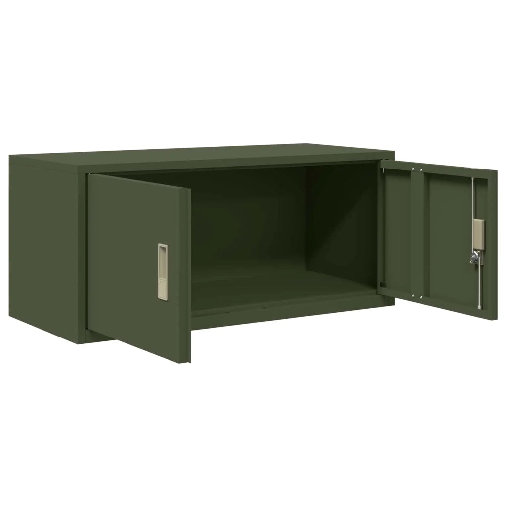 Armadio Verde oliva 90 x 40 x 40 cm Acciaio 891632