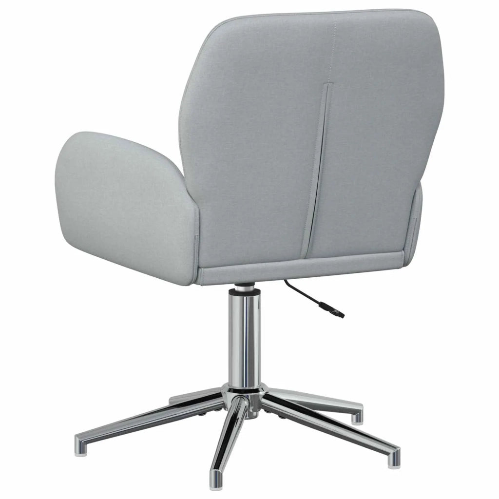 Sedie da scrivania girevoli 2 pz 54 x 58 x 90 cm Grigio Chiaro 3428295