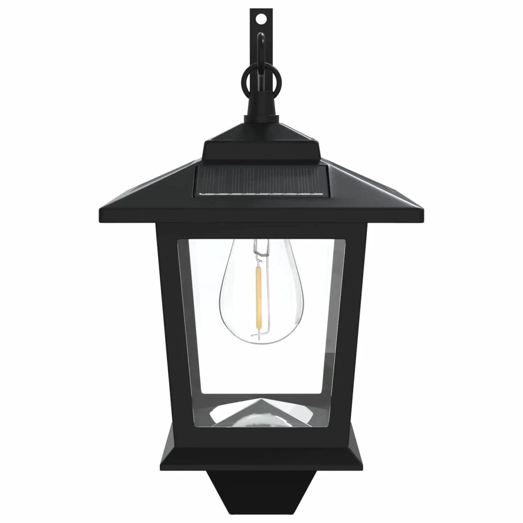Lampada da Muro with LED Bulb 2 pz Nero 19 x 14 x 25 cm 42042689