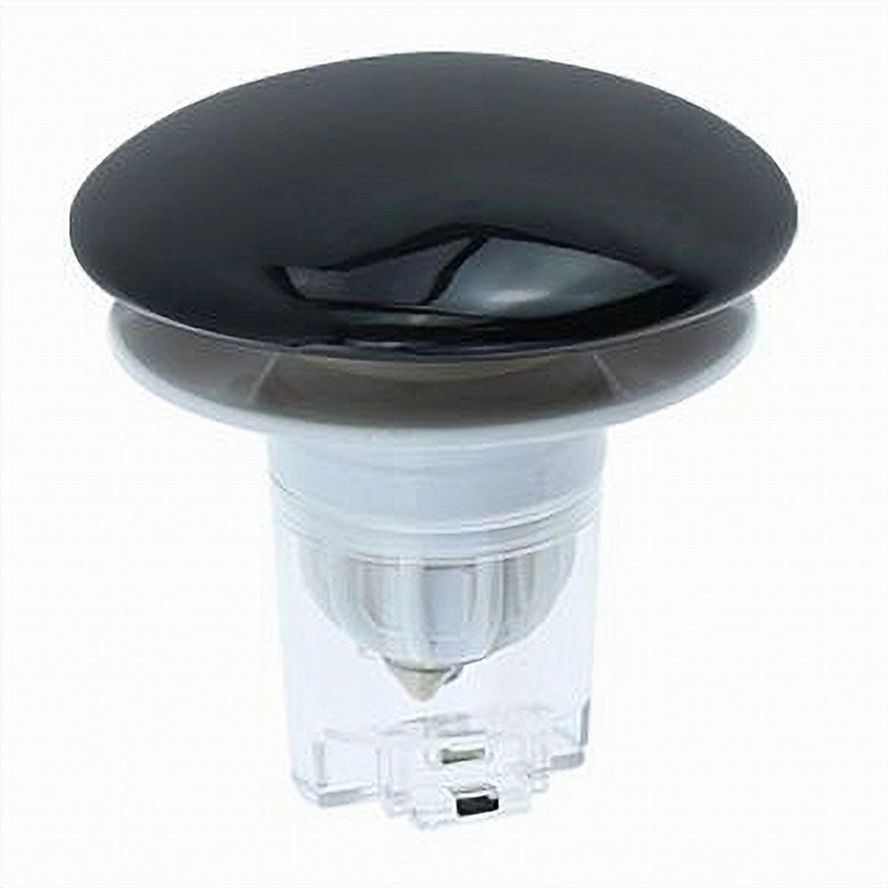Trade Shop - Tappo Di Scarico Per Lavandino Bagno Antiodore Universale Pop Up Nero 7 Cm 87385 -