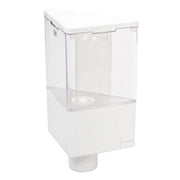 Dispenser Sapone Manuale a Parete Bagno Igienizzante Mani con Riempimento