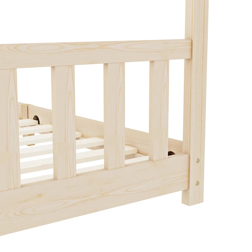 Giroletto per Bambini-Struttura Letto Bambini in Legno Massello di Pino 90x200 cm 758534