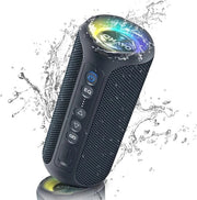 Parlante Bluetooth portatile con 40W, illuminazione LED e 30 ore di riproduzione - Box da giardino IPX7 impermeabile all'acqua