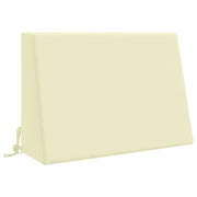 Cuscino schienale SOEST 100% Poliestere Crema 60 x 20 x 40 cm 946777