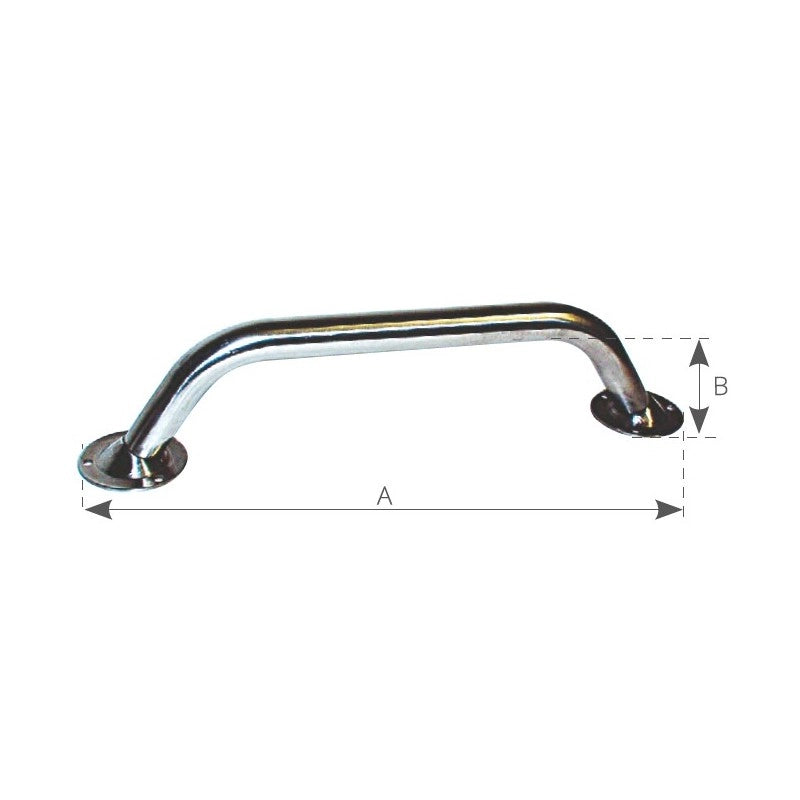 MANIGLIA INOX MM.300 WIRE PULL MM.500