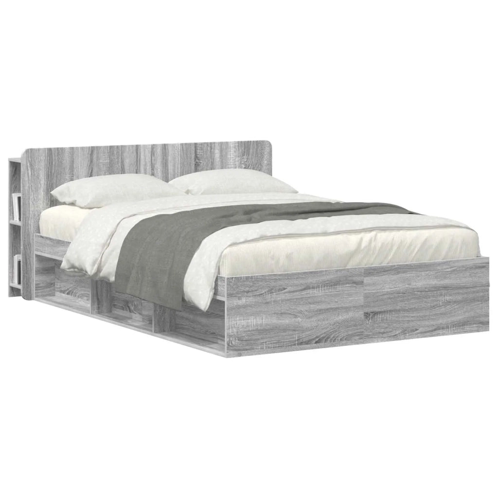 Testata del letto Grigio Sonoma Legno ingegnerizzato 8001216