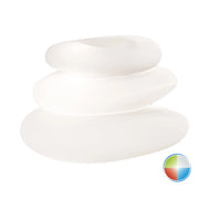 Lampada vaso luminoso in resina 75x62 cm  Led Multicolor Cavo mod. Eden Pot Bright