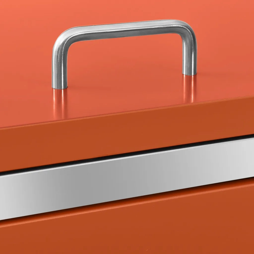 Copribidone per Spazzatura Singolo 69x77,5x115cm Acciaio Inox 149562