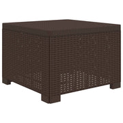 Divano da Giardino a 1 Posto Aspetto Rattan PP Marrone 8011757