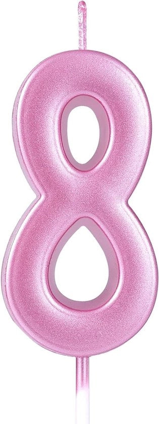 Numeri di compleanno rossi 8cm - candele numeriche 7cm - decorazioni per feste