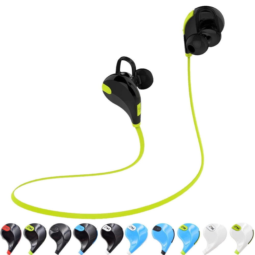 Trade Shop - Cuffie Sport Stereo Audio Auricolari Bluetooth Per Smartphone Cellulare Qy7 -