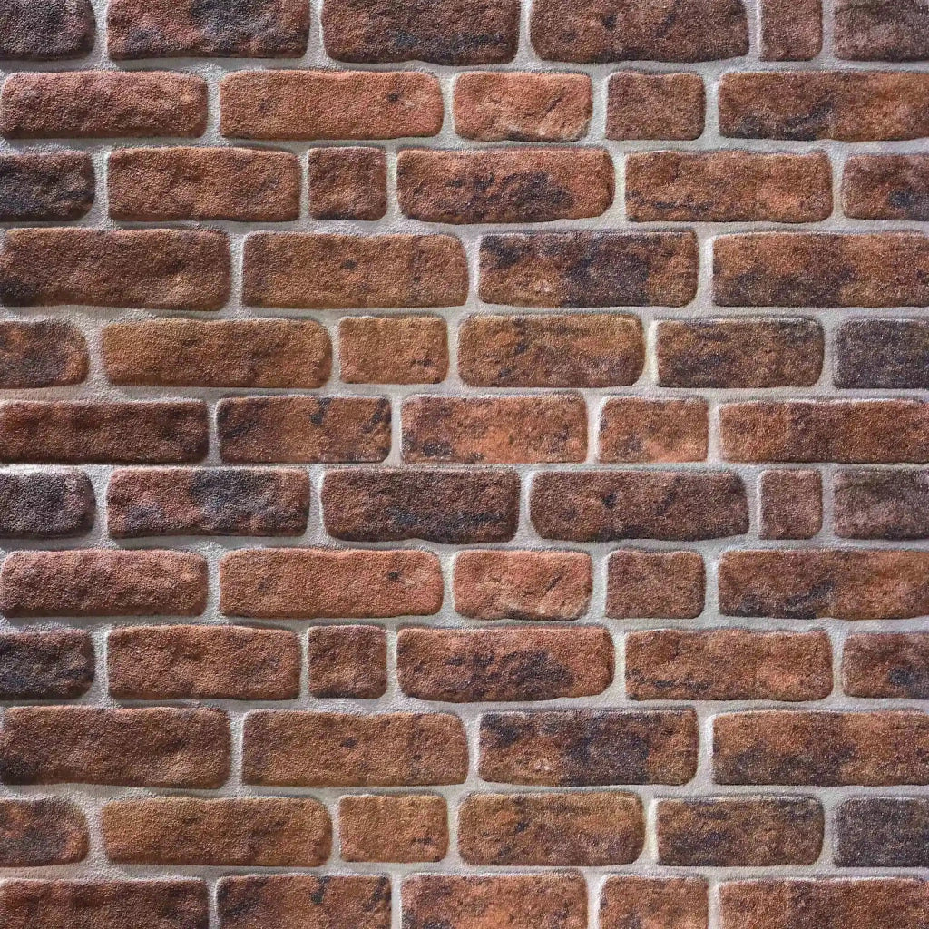 Pannelli da parete 10 pz Mattone Marrone 100 x 50 cm CFW6758123