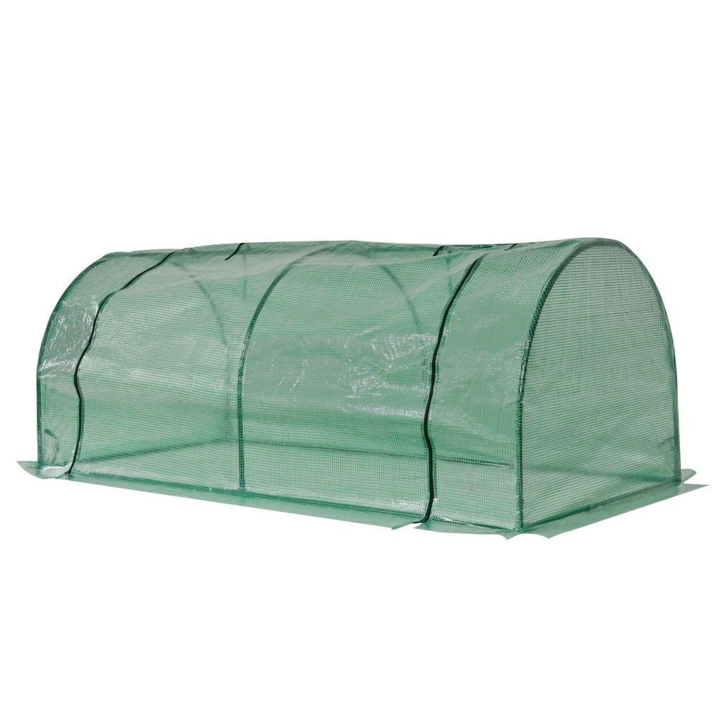 Mini Serra da Giardino ¨C zephmum ¨C Verde 200x100x80 cm