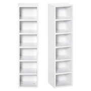 Armadio per CD-DVD ¨C zephmum ¨C Bianco 21x19x88 cm