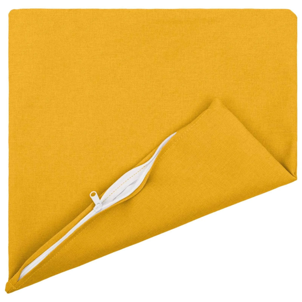 Federa 12 pz HEERLEN Giallo Chiaro 50 x 50 cm Tessuto 910767