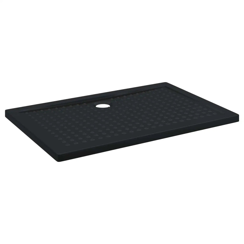 Vassoio base doccia con punti Nero 120 x 80 x 4 cm ABS CFW5058373