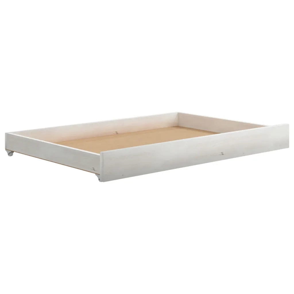 Divano Letto con Cassetti-Sofa Letto-Daybed 90x200 cm Bianco in Massello di Pino 942340