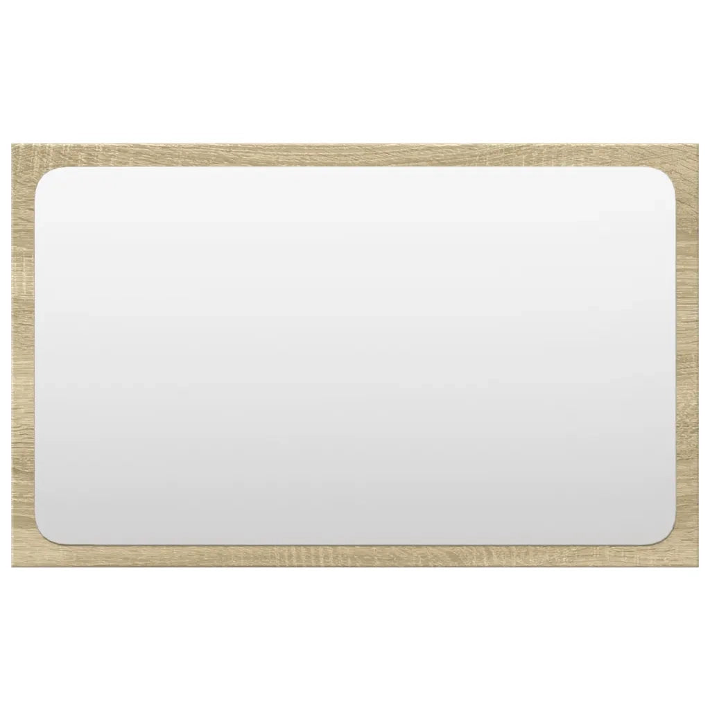 vidaXL Set Mobili da Bagno 4 pz Rovere Sonoma in Legno Multistrato