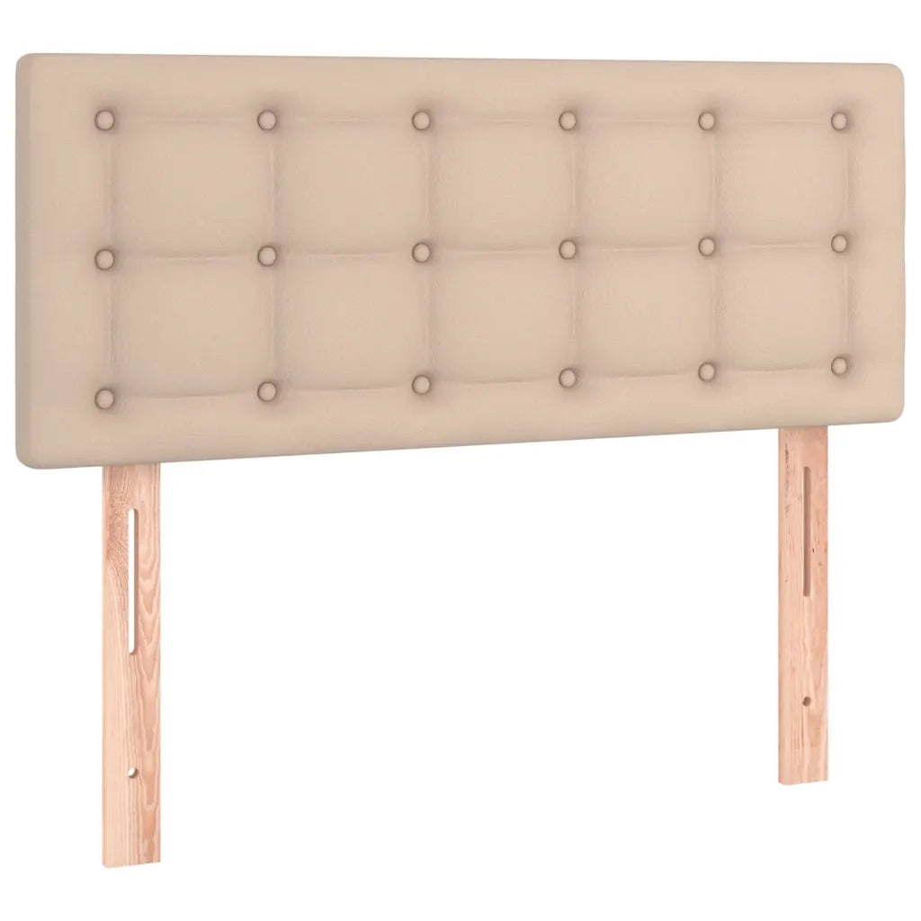 Giroletto a Molle con Materasso Cappuccino 100x200cm Similpelle 3130768