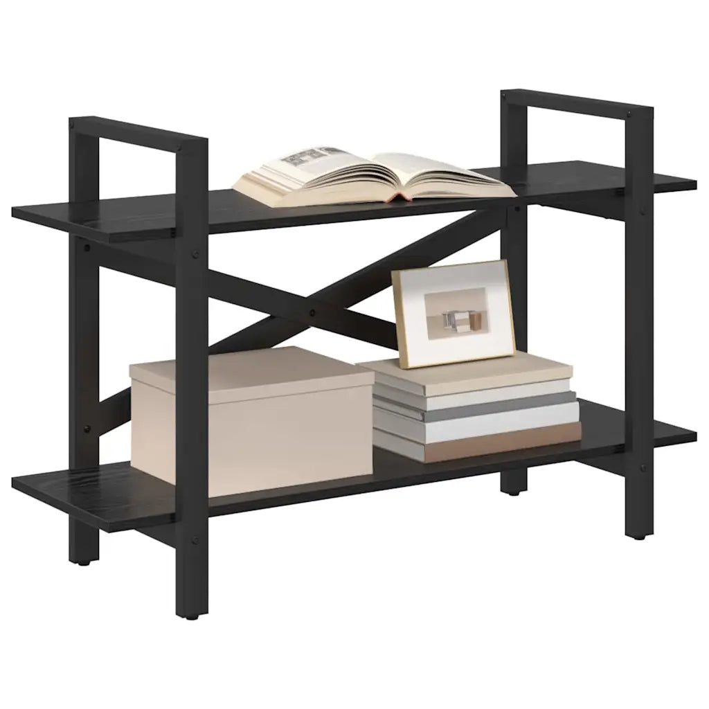 Libreria Rovere Nero 100 x 33,5 x 64 cm Legno multistrato 883952