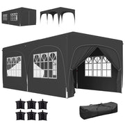 Tonnelle pliante 3x6m ¨C zephmum ¨C Grigio scuro