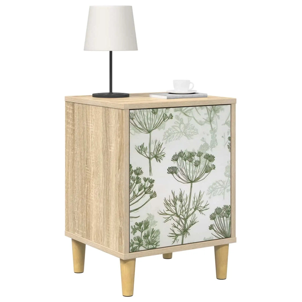 Armadio da Notte GOTHA 2 pz Rovere Sonoma 36 x 33 x 50 cm 8007228