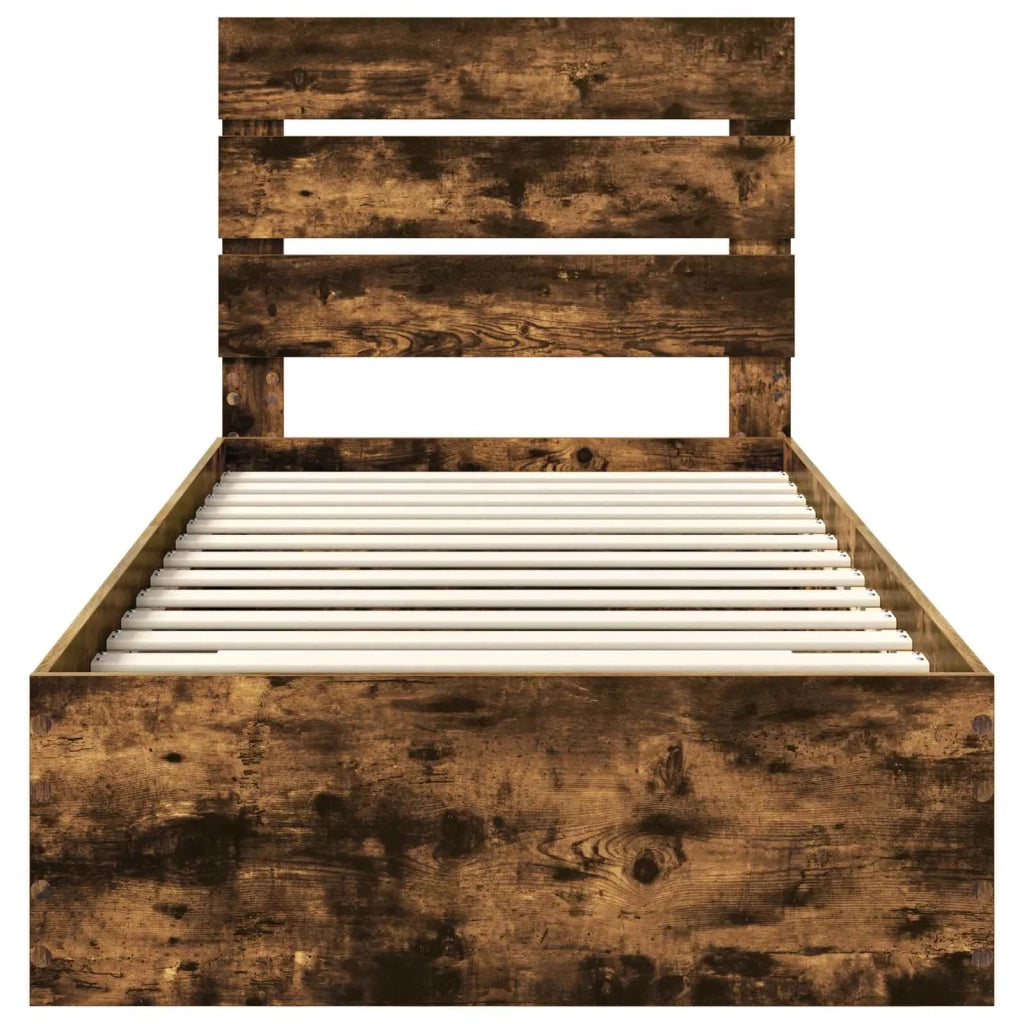 Struttura del letto Rovere fumé Legno multistrato 3412016
