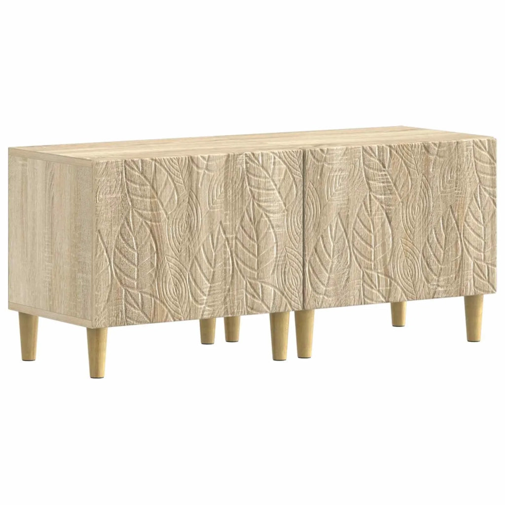 Mobile TV LED a 5 pezzi Rovere Sonoma Legno ingegnerizzato 3416758
