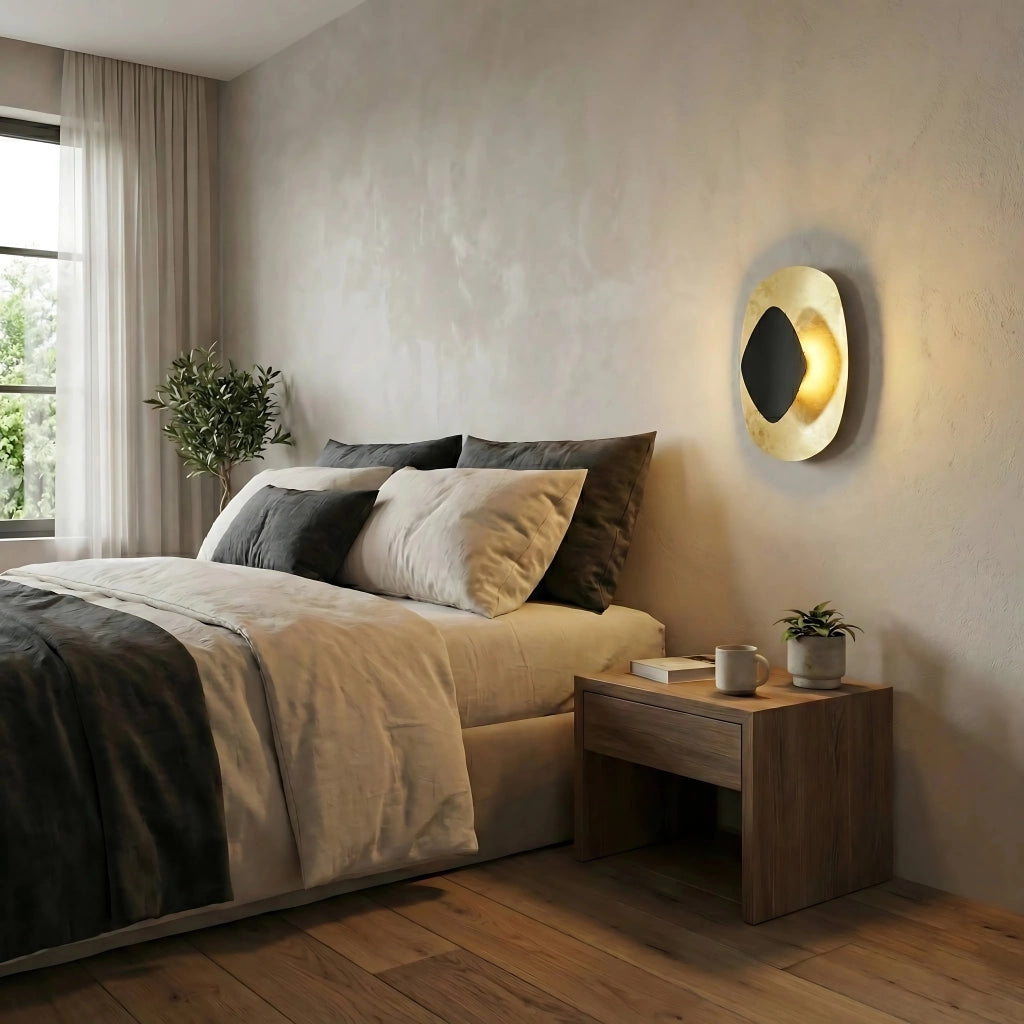 Lampada Da Parete App1270 Black Gold