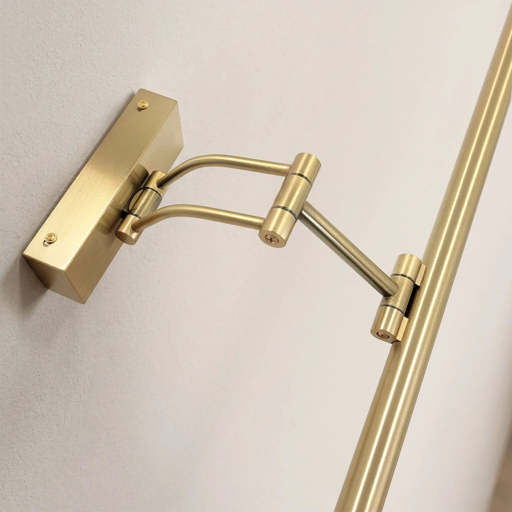 Applique Da Bagno Led Swe024-1w 80cm Brush Gold