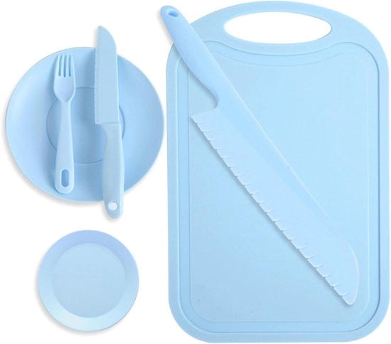 Set di taglieri per cucina a 3 pezzi in plastica BPA-free - rettangolari e lavastoviglie resistenti - taglieri per cucina con superficie antiscivolo