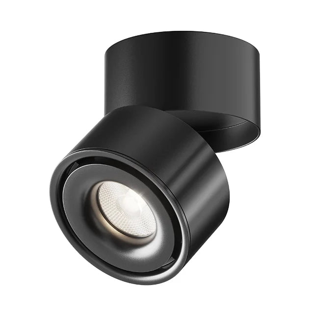 Maytoni Lampada da soffitto Yin 1 luce LED integrato nero metallo