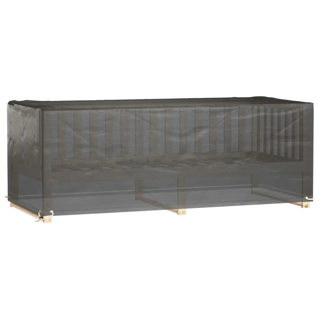 Copri Mobili Giardino | Telone per mobili da esterni 2 pz 8 Occhielli 192x82x65cm Rettangolare
