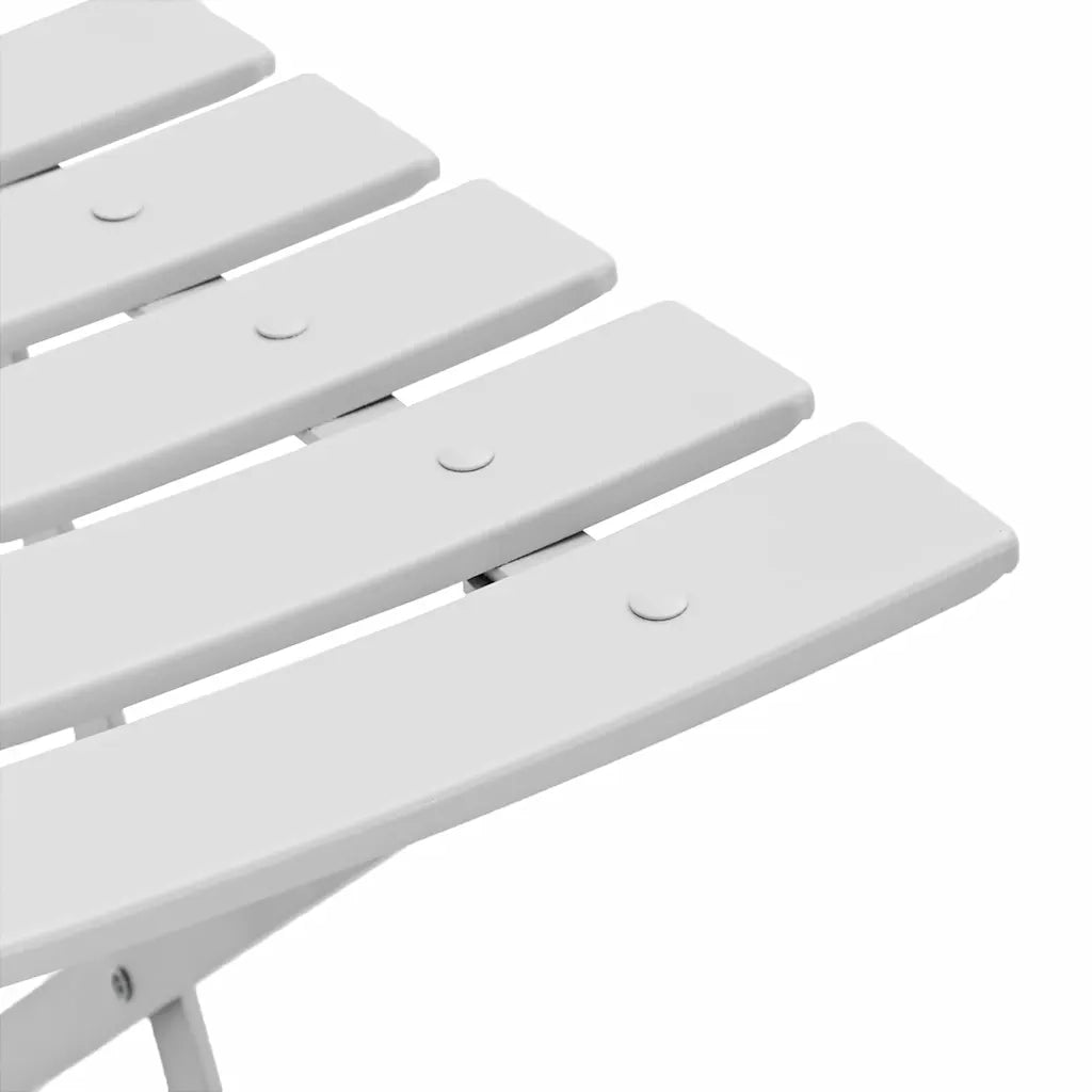 Sedia Pieghevole da Giardino 2 pcs Bianco 42 x 46 x 82cm 42002956