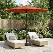 Parasol da Giardino con Luci LED 270 x 270 cm Poliestere 42036261