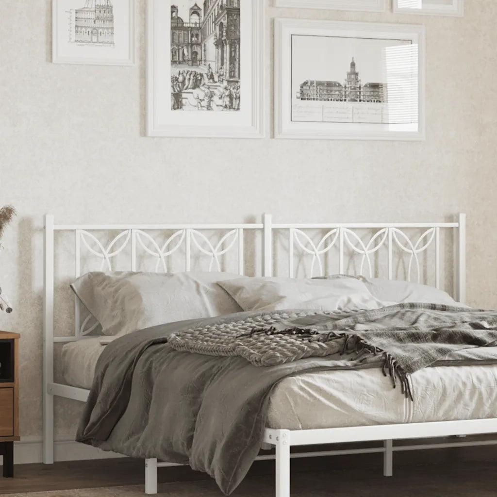 Testiera di Ricambio in Metallo Bianco 180 cm 376213
