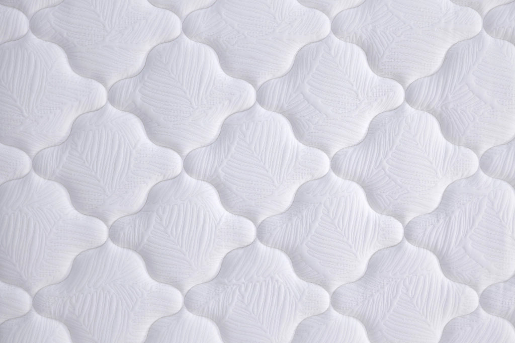 Materasso a molle 140 x 200 cm; spessore 25 cm; bianco; in tessuto e metallo