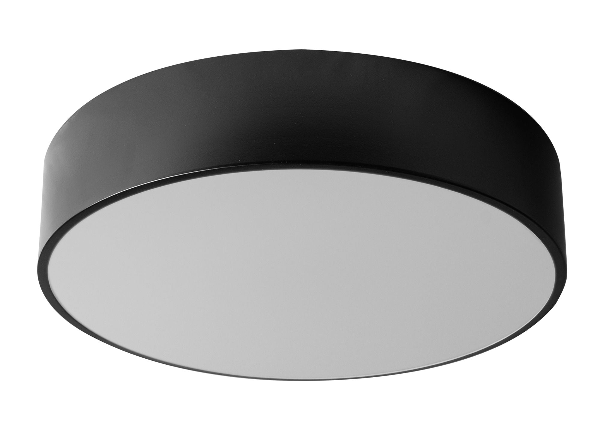 Lampada Plafoniere 40cm Rotonda Nero Da Soffitto APP642-3C