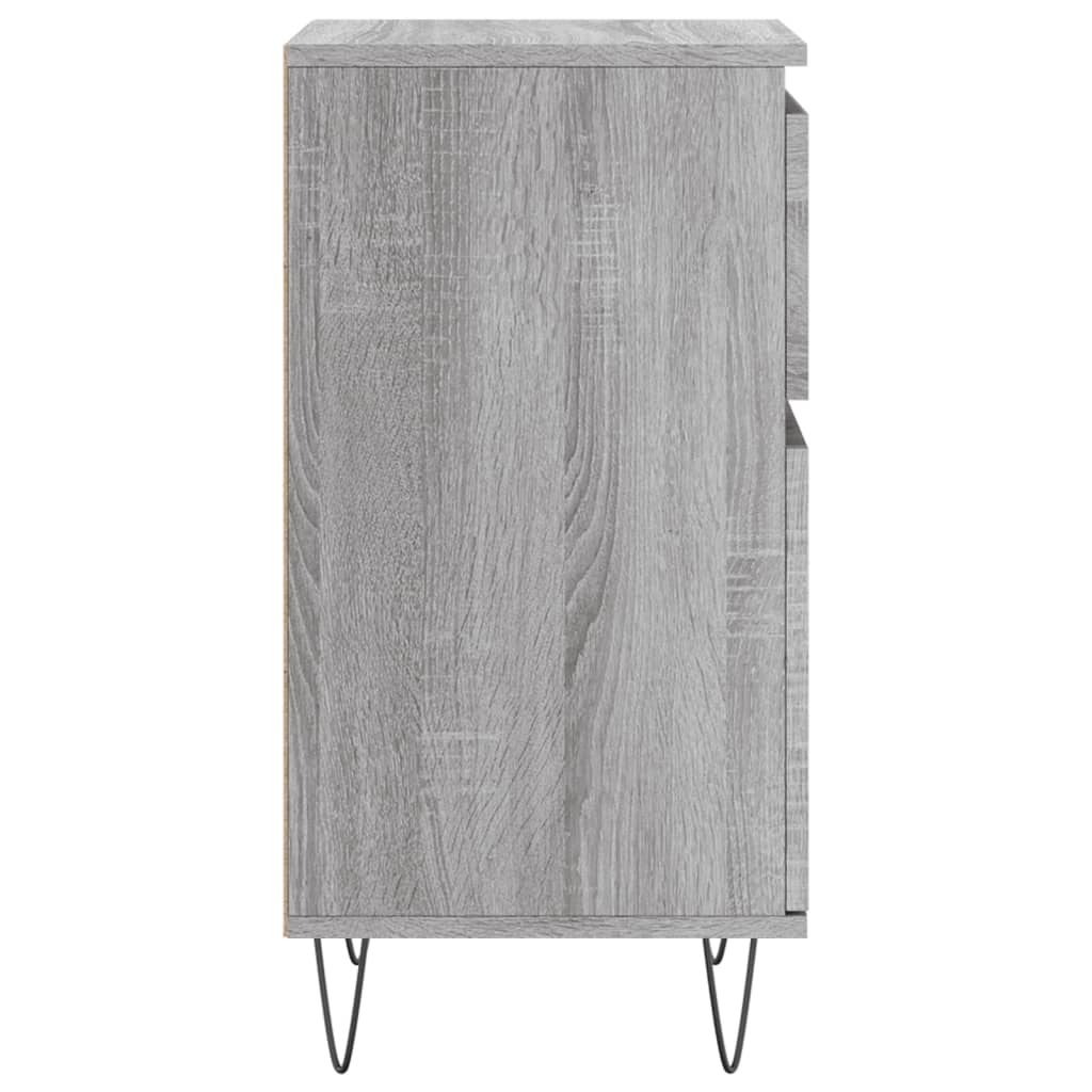 Buffet credenza cassettiera armadio mobile contenitore organizer cucina soggiorno Sonoma 40 x 35 x 70 cm legno ingegnerizzato grigio 02_0036356