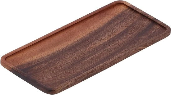 Servizio di Caffè e Tè - Noce - 98x47x5 cm - Organizzatore del Bancone - Scrittoio Decorativo per Caffè e Tè - Piatto per Caffè e Tè - Per Casa o Hotel Bar