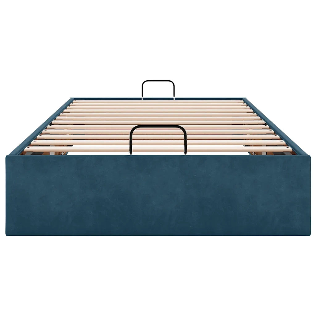 Struttura Letto Pouf Senza Materasso 90x190 cm Velluto 3310935