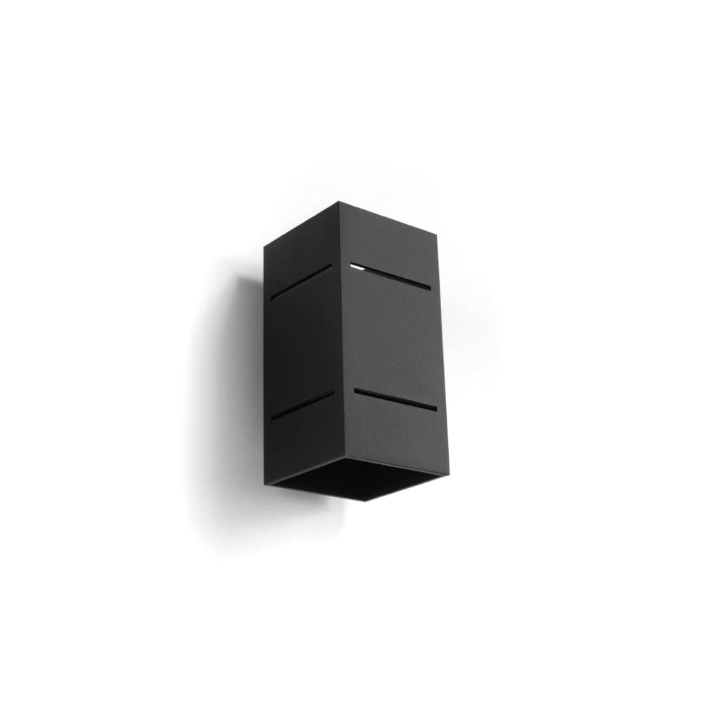 Applique da parete KUBANO nera Pure Lume 1xG9 PU.0478