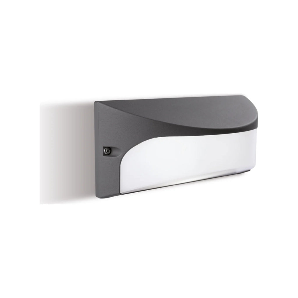 Applique Per Esterno In Alluminio Grigio Led 10 W 700 Lm 3000K Dome