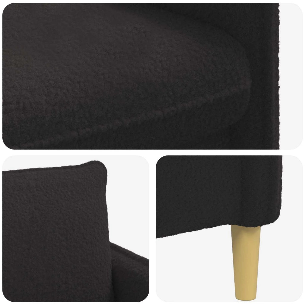 Poltrona XL Nero Bouclé 42043553