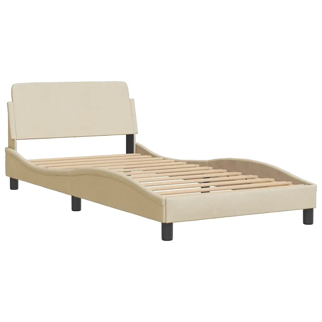 Giroletto senza Materasso Hvar Crema 100x200 cm in Tessuto